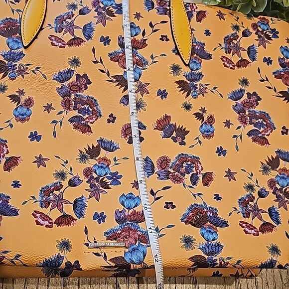 Rebecca Minkoff yellow floral leather tote NWT - Picture 11 of 13